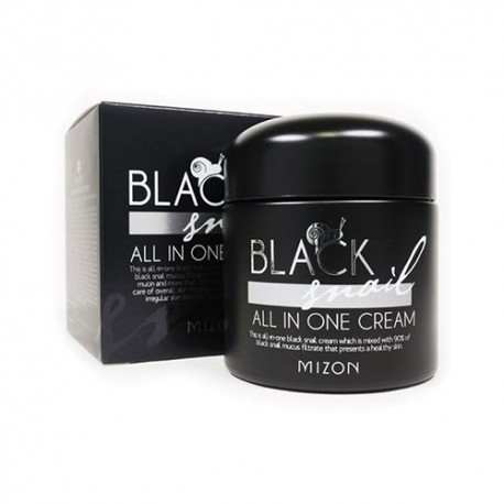 Black Snail All In One Cream mizon Cremas coreanas para blanquear la piel