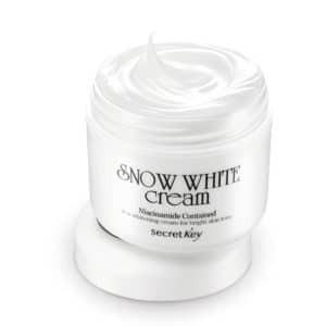 snow cream secret key Cremas coreanas para blanquear la piel