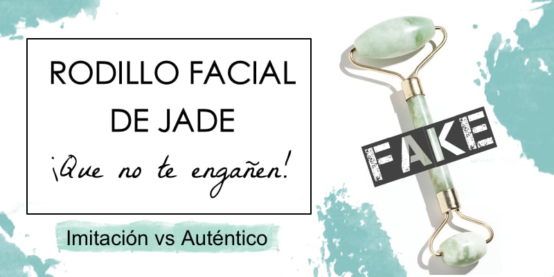 rodillo facial de jade falso